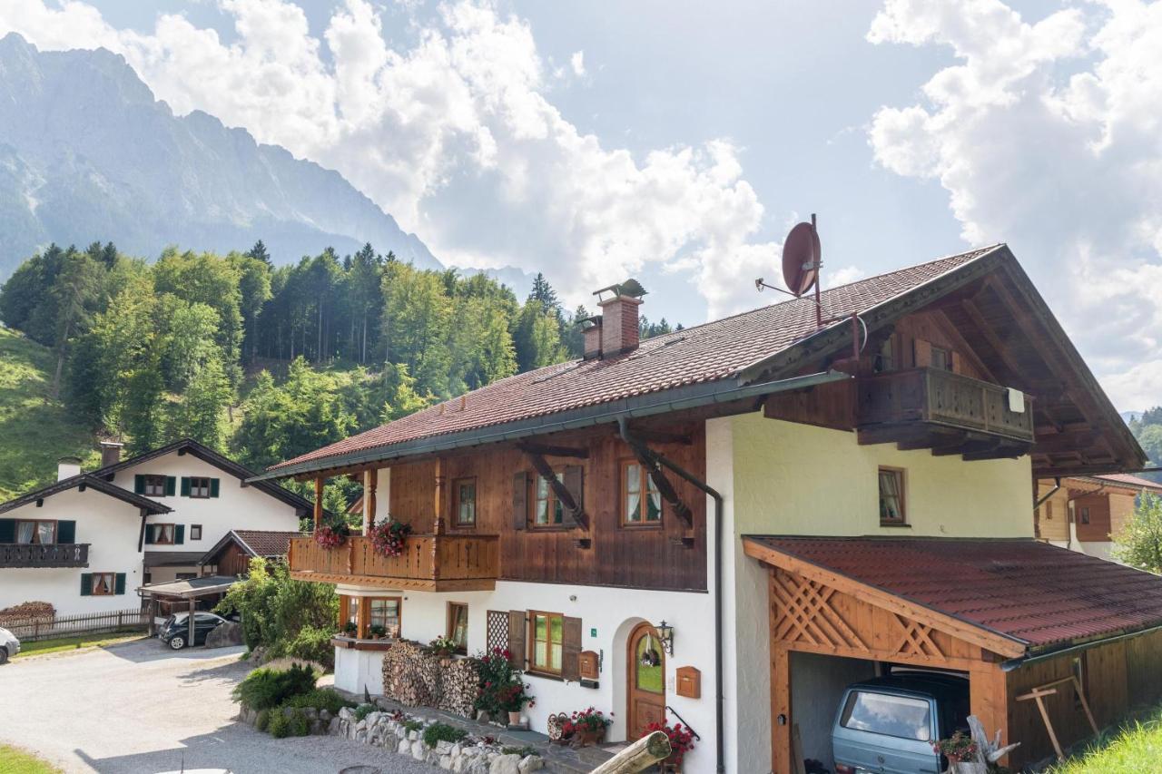 Ferienwohnung Alpenrose Grainau Buitenkant foto